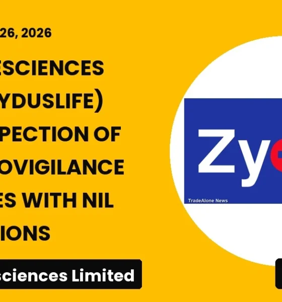 Zydus Lifesciences Limited Zyduslife September 2026 Event