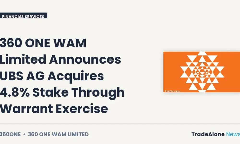 360 ONE WAM Limited 360one Q4 FY26 UBS AG Stake