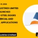 Aaron Industries Limited NSE AARON Fire-rated Steel Doors