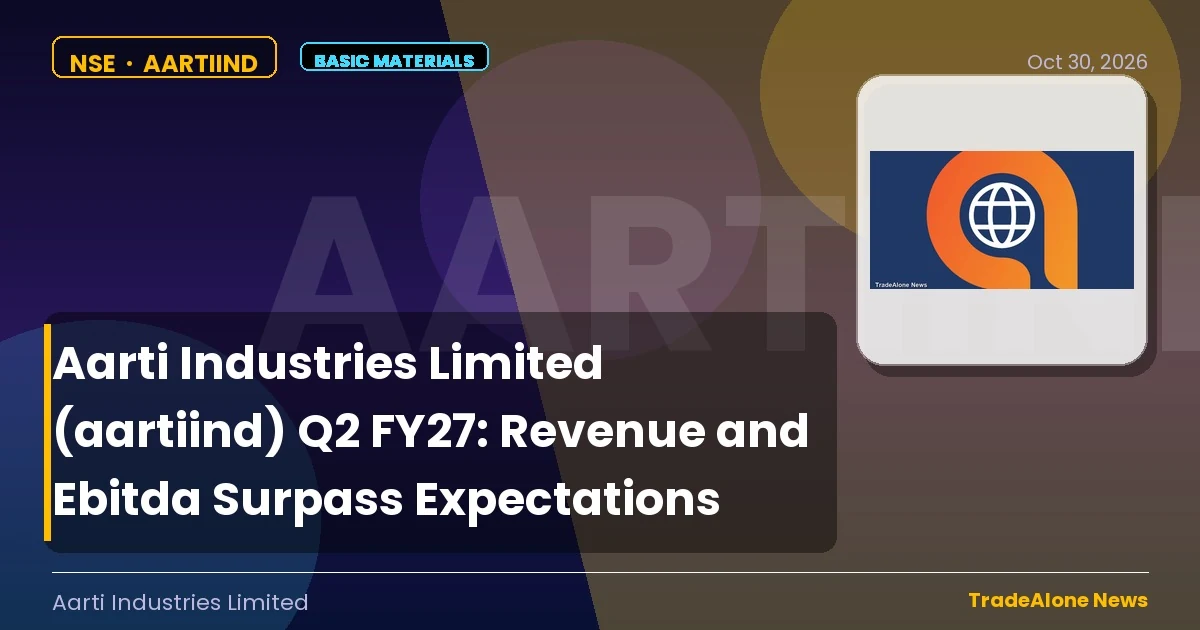 Aarti Industries Limited Aartiind Q2 FY27 Results