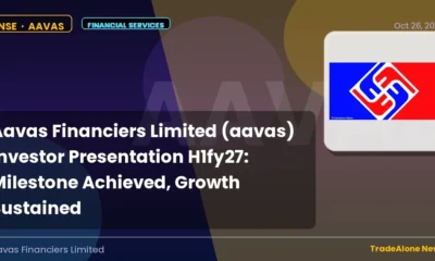 Aavas Financiers Limited AAVAS H1fy27 Investor Presentation