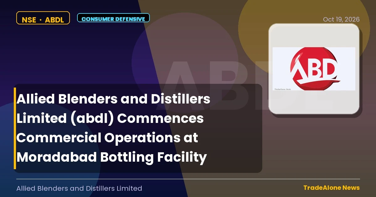 Allied Blenders and Distillers Limited ABDL October 2026