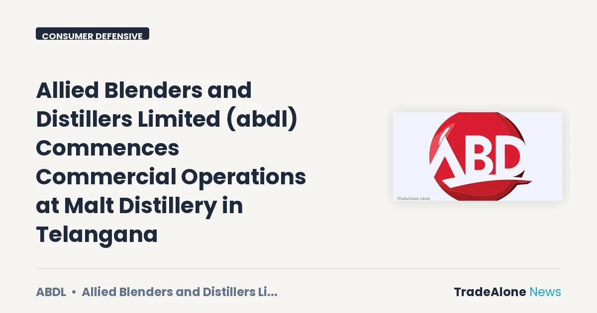 Allied Blenders and Distillers Limited ABDL Q4 FY26 Results