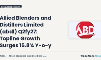 Allied Blenders and Distillers Limited ABDL Q2fy27 Results