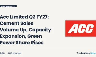 Acc Limited Q2 FY27 Results: Cement Sales Volume Up, Capacity Expansion