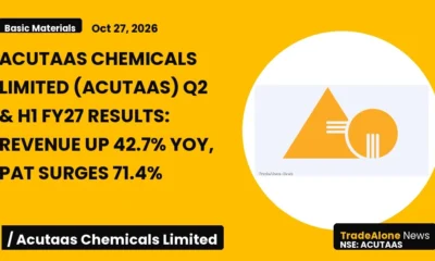 Acutaas Chemicals Limited Q2 FY27 Results