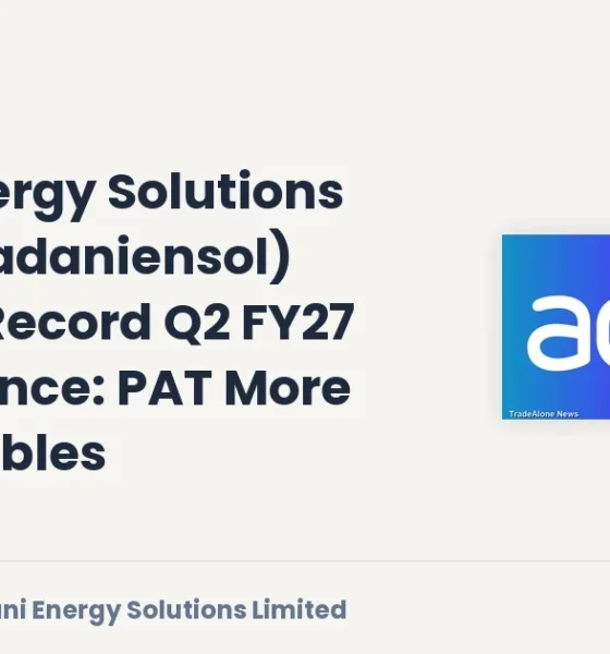 Adani Energy Solutions Limited Adaniensol Q2 FY27 Results