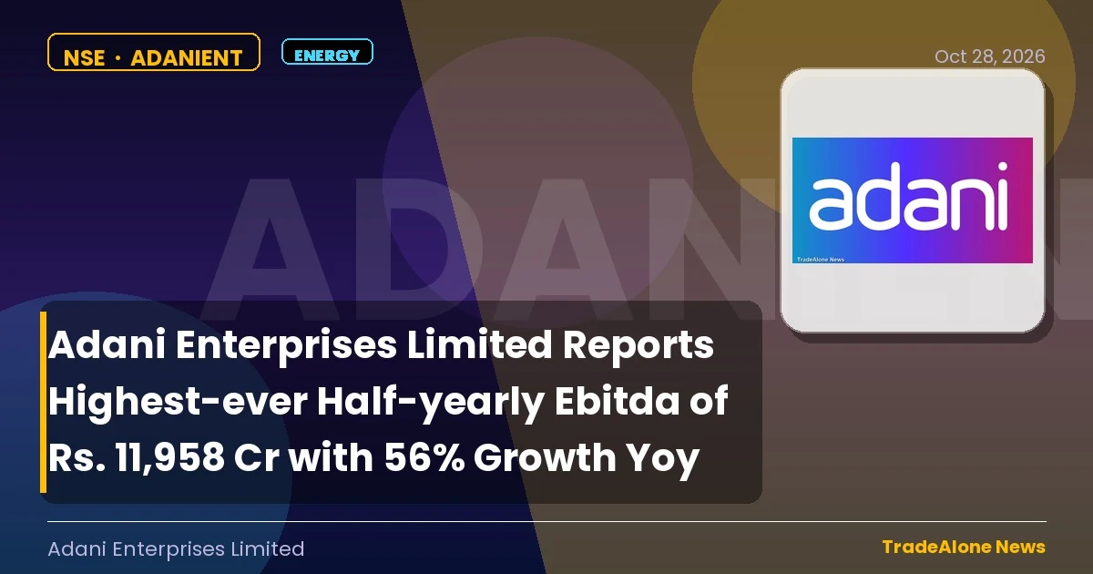 Adani Enterprises Limited Adanient H1 FY27 Results