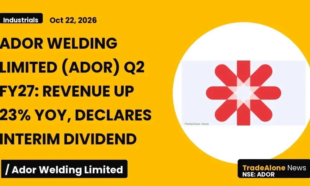 Ador Welding Limited ADOR Q2 FY27 Results