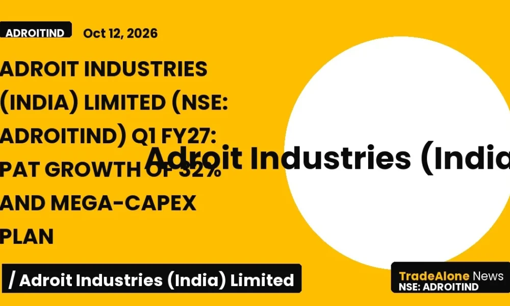Adroit Industries (india) Limited Q1 FY27 Results