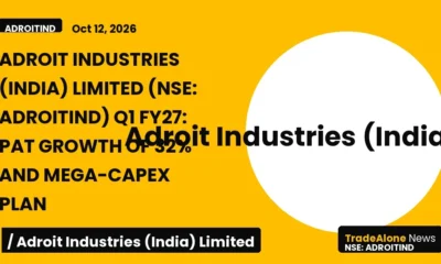 Adroit Industries (india) Limited Q1 FY27 Results