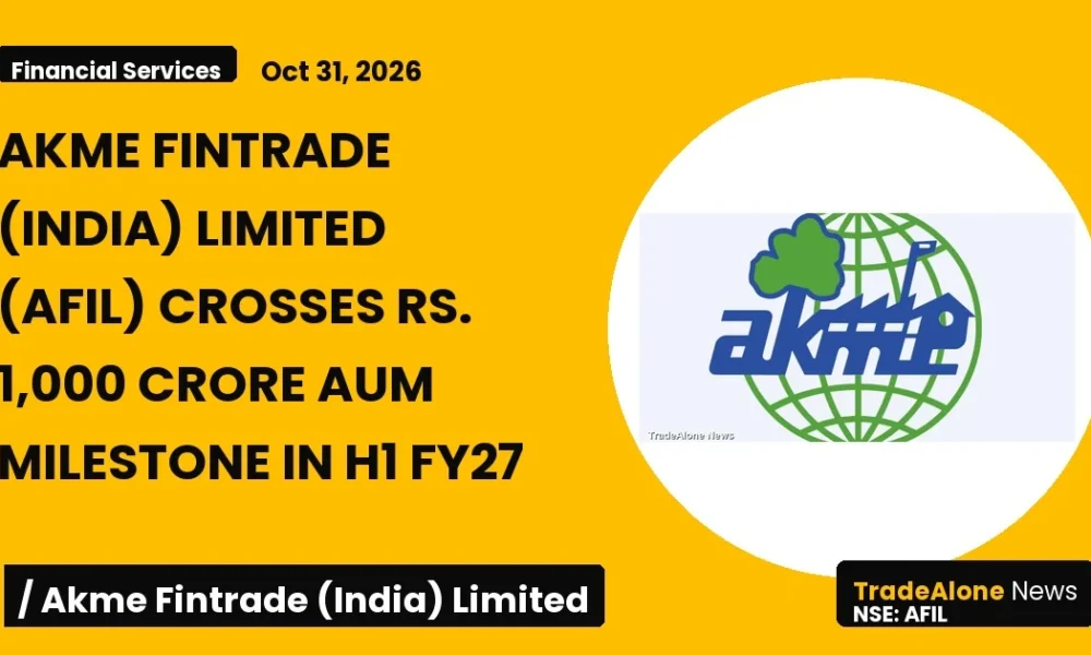 Akme Fintrade (india) Limited AUM Milestone H1 FY27