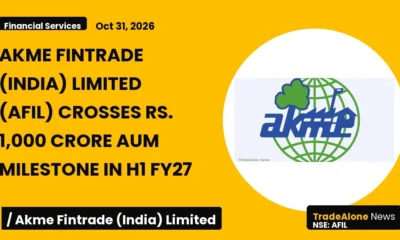 Akme Fintrade (india) Limited AUM Milestone H1 FY27