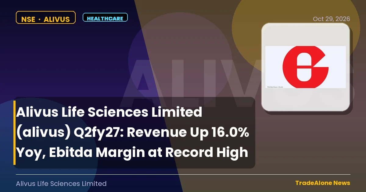 Alivus Life Sciences Limited Alivus Q2fy27 Results