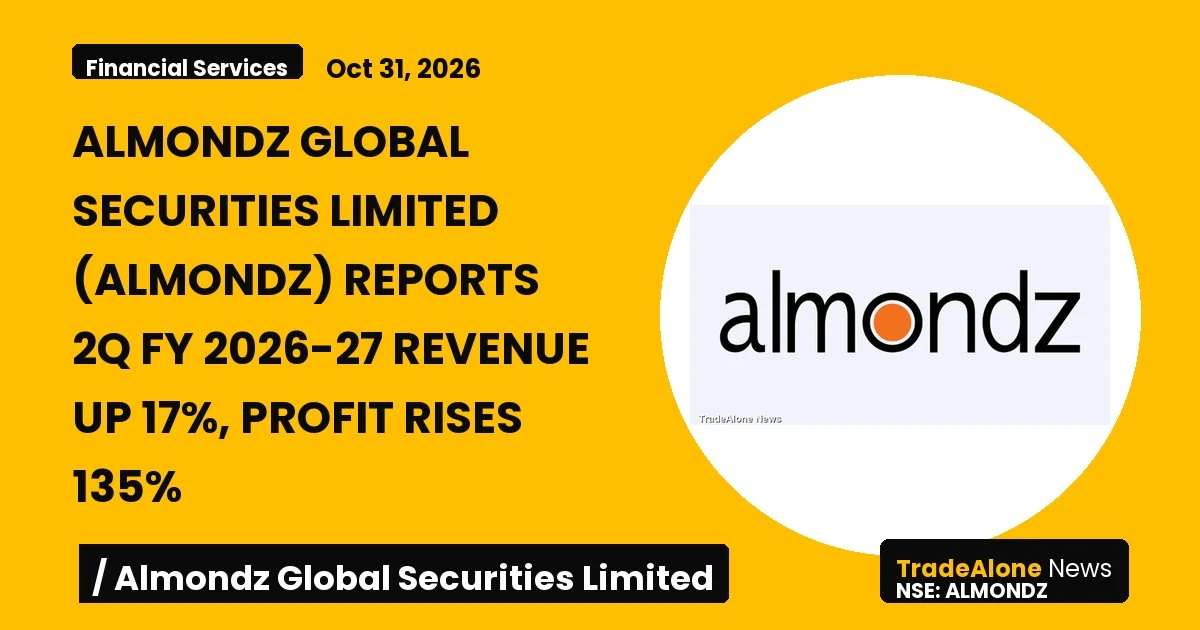 Almondz Global Securities Limited Almondz 2Q FY 26-27 Results
