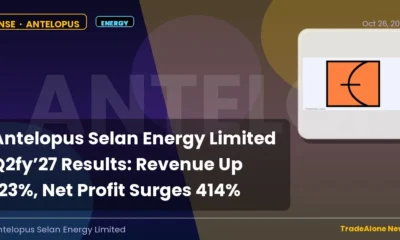 Antelopus Selan Energy Limited Antelopus Q2fy’27 Results