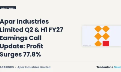 Apar Industries Limited Aparinds Q2 FY27 Results