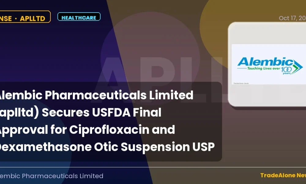 Alembic Pharmaceuticals Limited Aplltd October 2026 Approval