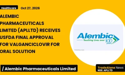 Alembic Pharmaceuticals Limited Aplltd USFDA Approval October 2026