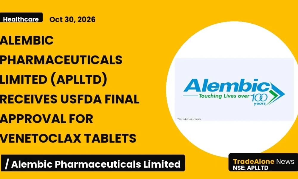 Alembic Pharmaceuticals Limited Aplltd USFDA Approval October 2026
