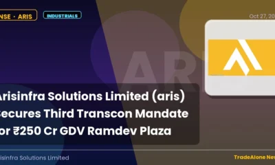 Arisinfra Solutions Limited ARIS Q3 FY27 Transcon Mandate
