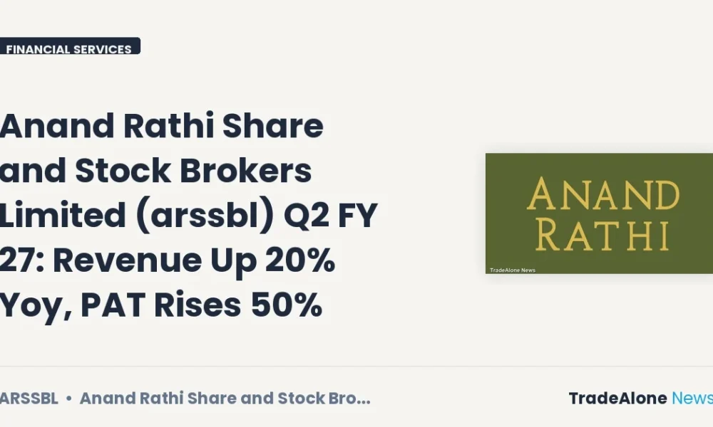 Anand Rathi Share and Stock Brokers Limited Arssbl Q2 FY27 Results