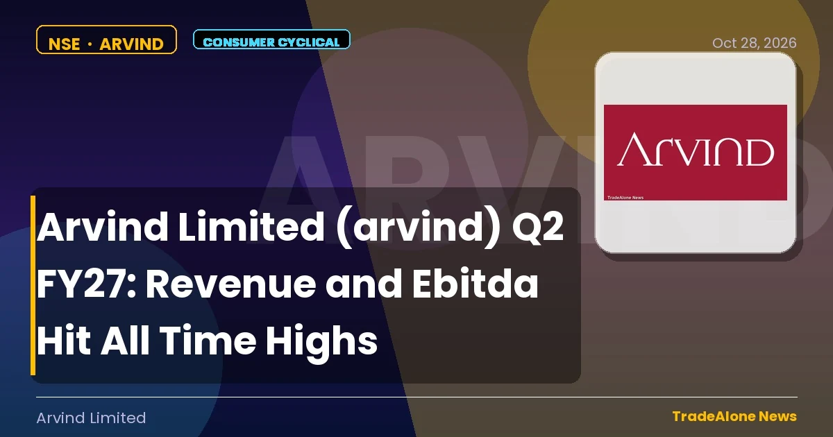 Arvind Limited Arvind Q2 FY27 Results