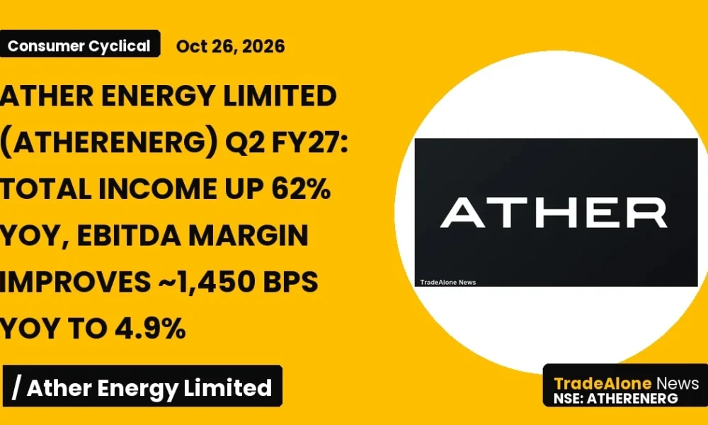 Ather Energy Limited Atherenerg Q2 FY27 Results
