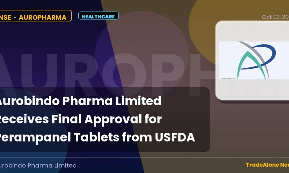 Aurobindo Pharma Limited Auropharma USFDA Approval Perampanel October 2026