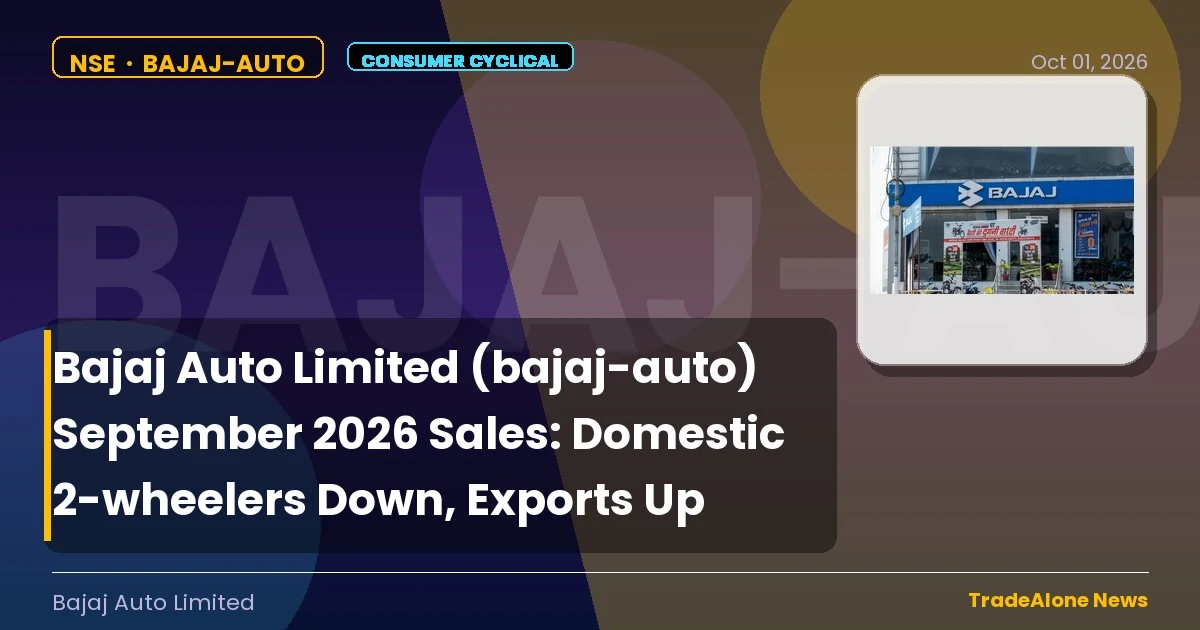 Bajaj Auto Limited Bajaj-auto September 2026 Sales