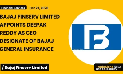 Bajaj Finserv Limited Bajajfinsv CEO Designate Bajaj General Insurance