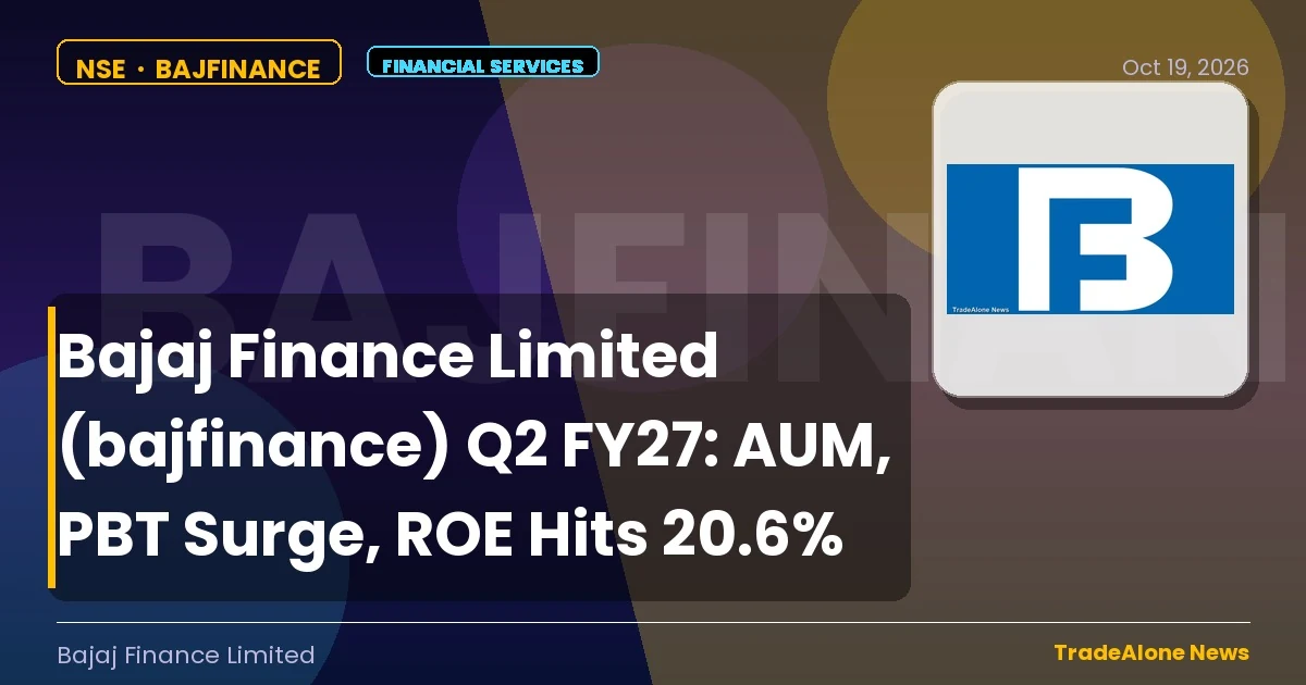 Bajaj Finance Limited Bajfinance Q2 FY27 Results