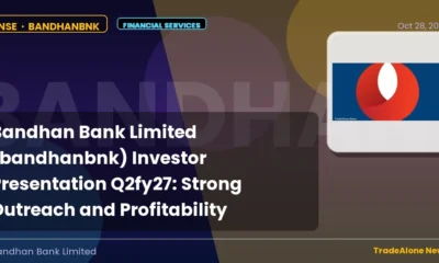 Bandhan Bank Limited Bandhanbnk Q2fy27 Investor Presentation