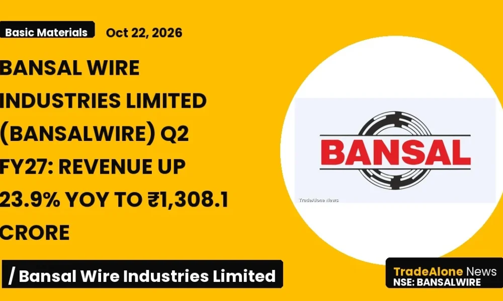 Bansal Wire Industries Limited Bansalwire Q2 FY27 Results