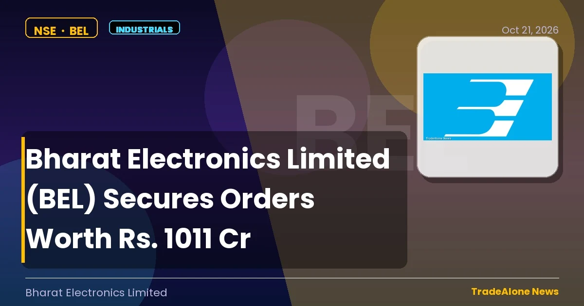 Bharat Electronics Limited BEL October 2026 Orders