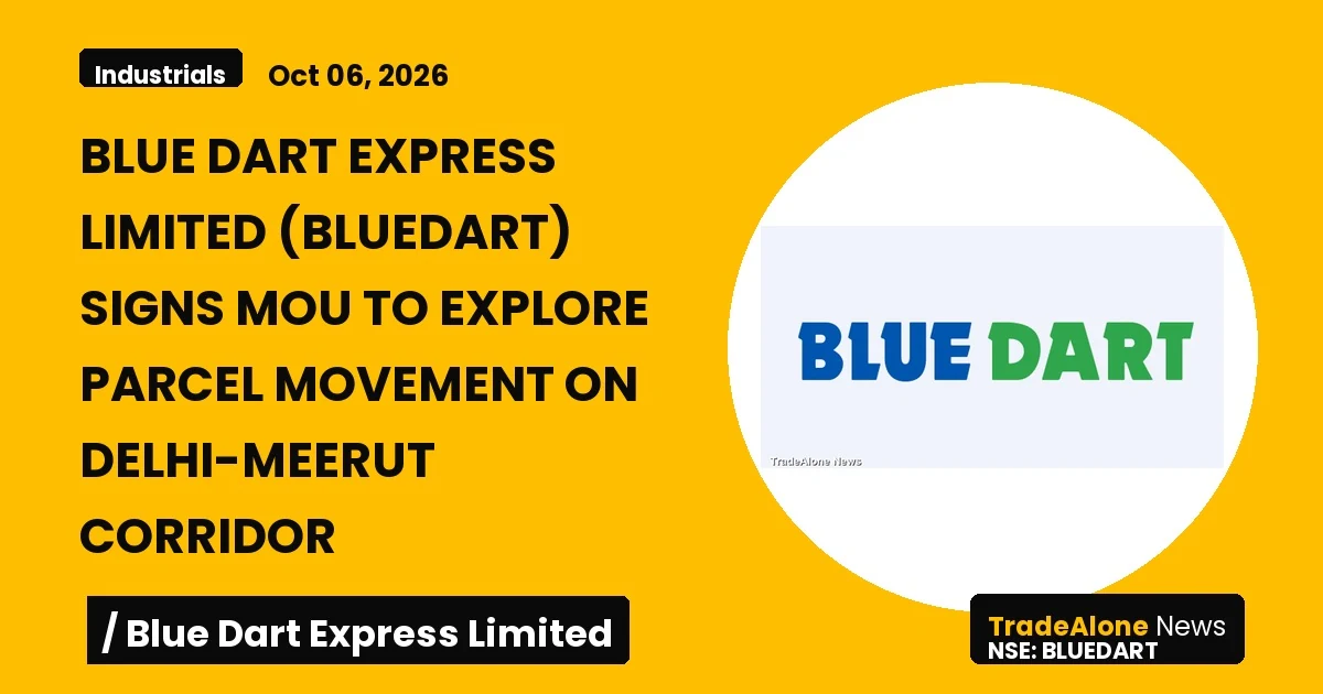 Blue Dart Express Limited Bluedart October 2026