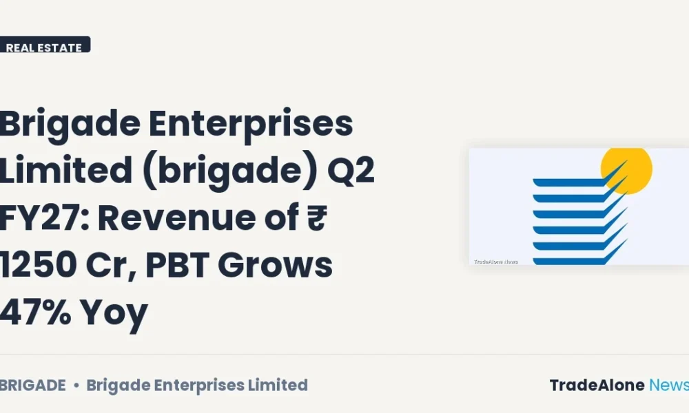 Brigade Enterprises Limited Brigade Q2 FY27 Results