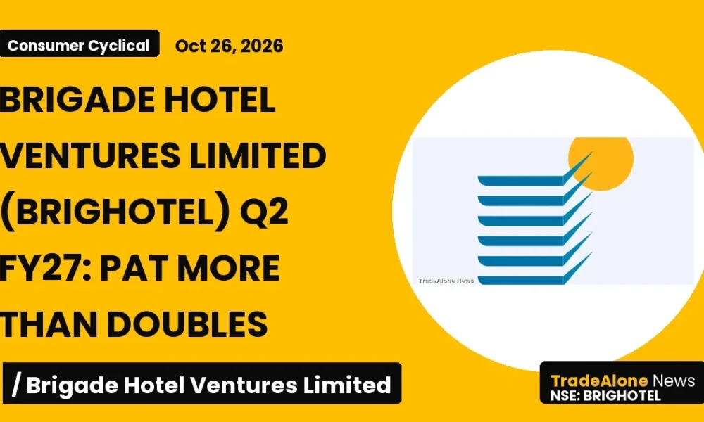 Brigade Hotel Ventures Limited Brighotel Q2 FY27 Results