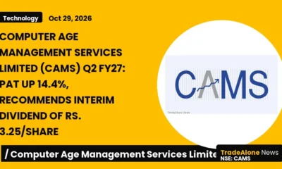 Computer Age Management Services Limited CAMS Q2 FY27 Results