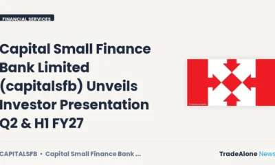 Capital Small Finance Bank Limited Capitalsfb Investor Presentation Q2 H1 FY27