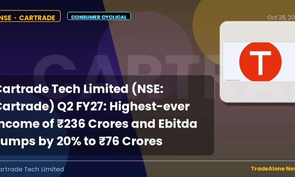 Cartrade Tech Limited Q2 FY27 Results: Highest-ever Income and Ebitda Jump