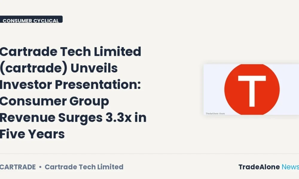 Cartrade Tech Limited Cartrade Investor Presentation October 2026