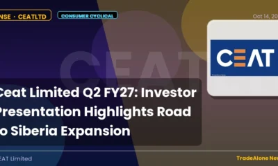 Ceat Limited Ceatltd Q2 FY27 Investor Presentation