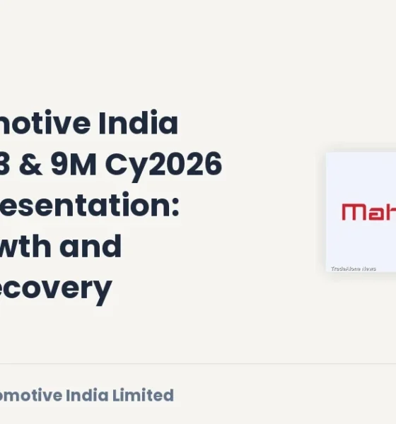 Cie Automotive India Limited Cieindia Q3 FY26 Results