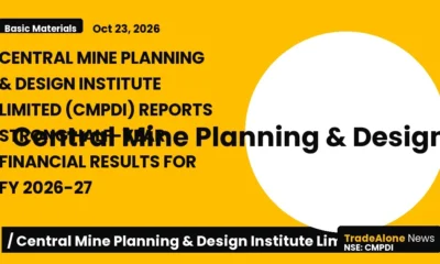 Central Mine Planning & Design Institute Limited (cmpdi) 6M Fy26-27 Results