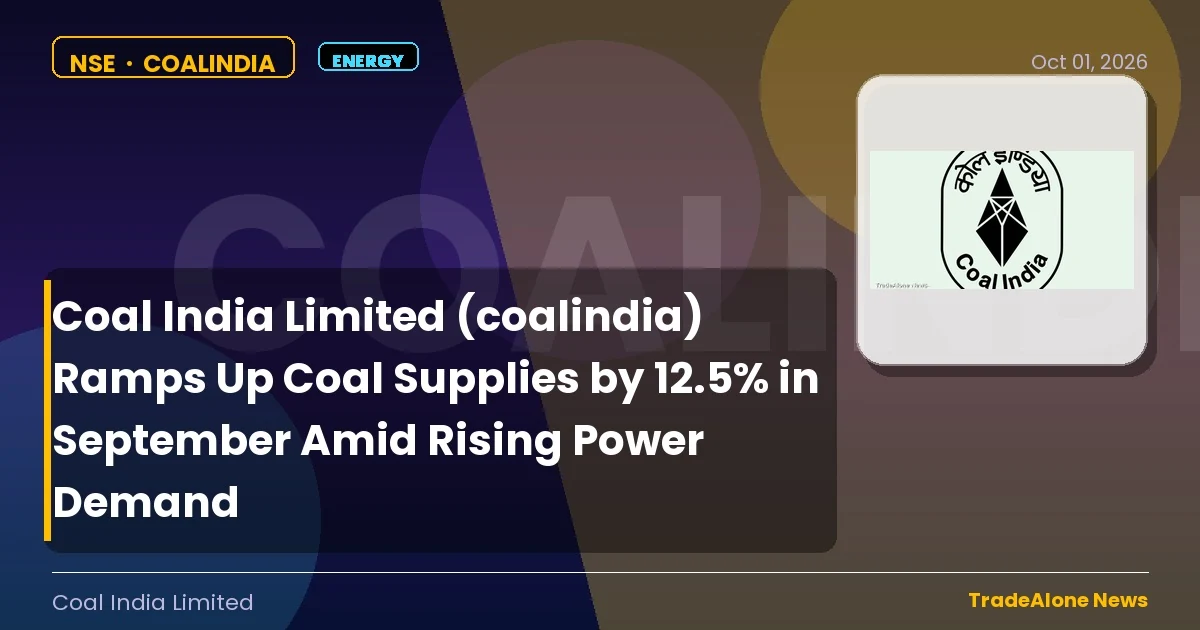 Coal India Limited Coalindia September 2026
