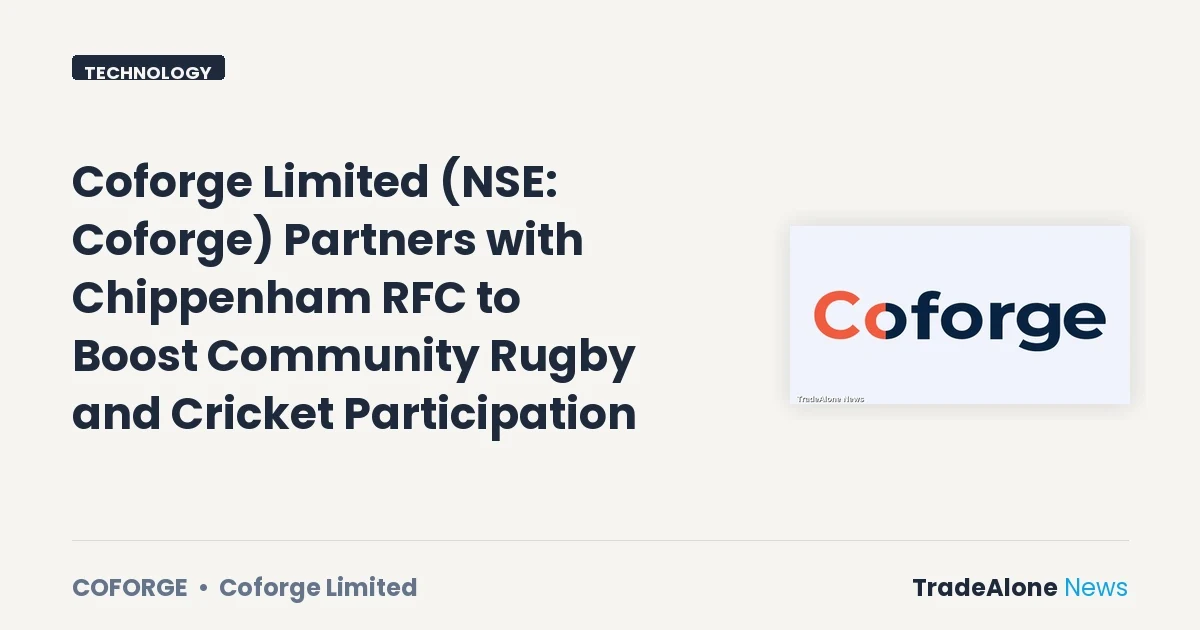 Coforge Limited NSE Coforge Community Partnership October 2026