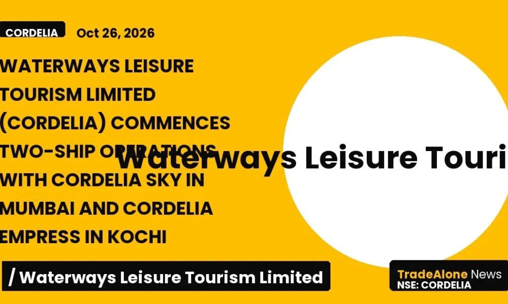 Waterways Leisure Tourism Limited Cordelia Two-ship Operations October 2026