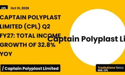 Captain Polyplast Limited CPL Q2 FY27 Total Income Growth