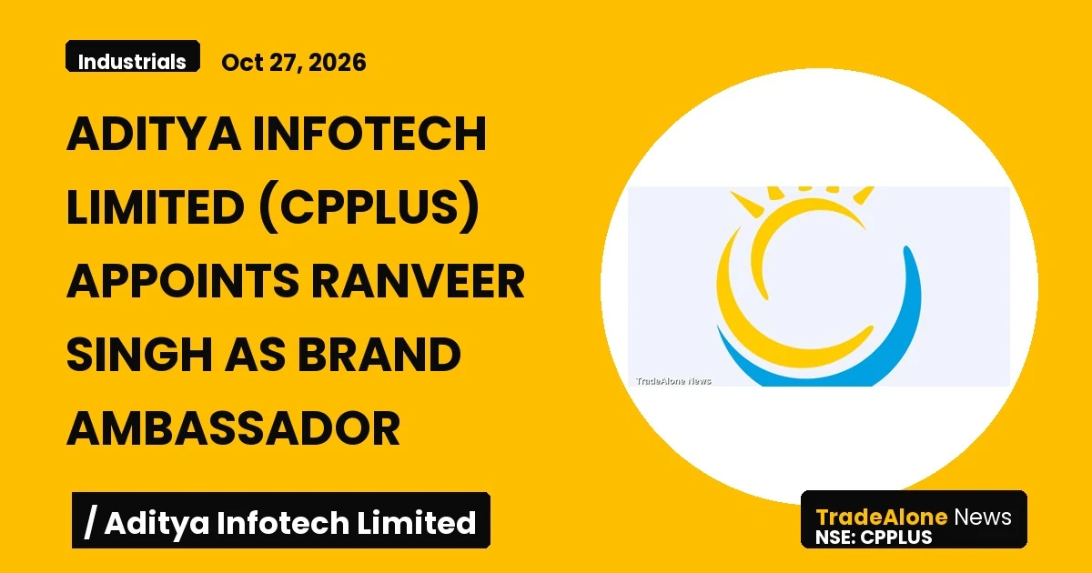 Aditya Infotech Limited Cpplus Brand Ambassador